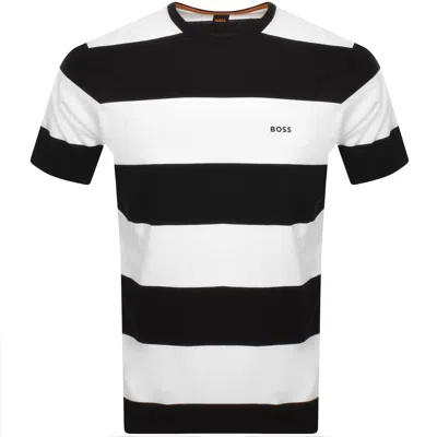 Boss Casual Boss Tales Stripe T Shirt Black