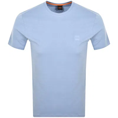 Boss Casual Boss Tales T Shirt Blue