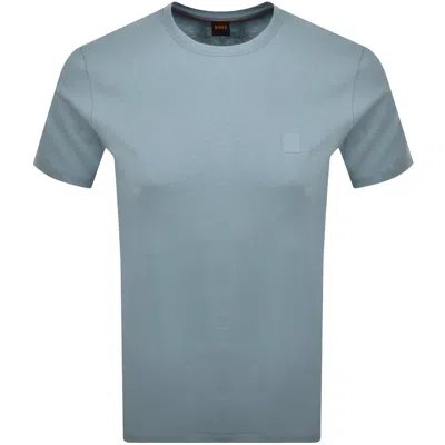 Boss Casual Boss Tales T Shirt Blue