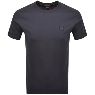 Boss Casual Boss Tales T Shirt Dark Blue