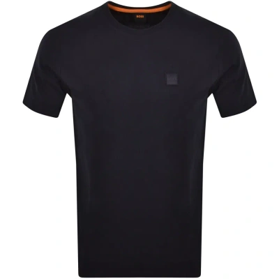 BOSS CASUAL BOSS TALES T SHIRT NAVY