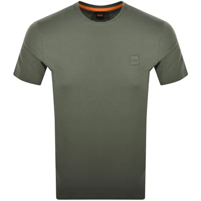 Boss Casual Boss Tales T Shirt Open Green