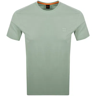 Boss Casual Boss Tales T Shirt Open Green
