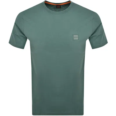 Boss Casual Boss Tales T Shirt Open Green