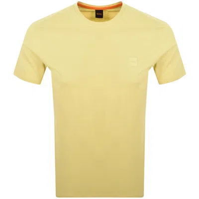 Boss Casual Boss Tales T Shirt Open Yellow