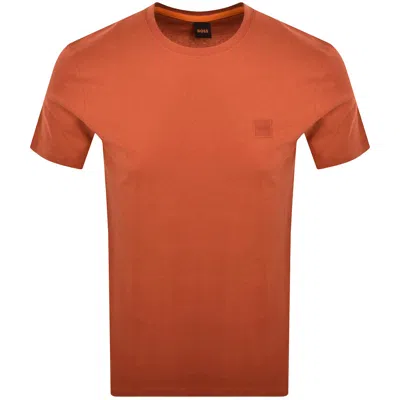 Boss Casual Boss Tales T Shirt Orange