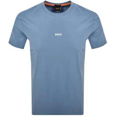 Boss Casual Boss Tchup Logo T Shirt Blue
