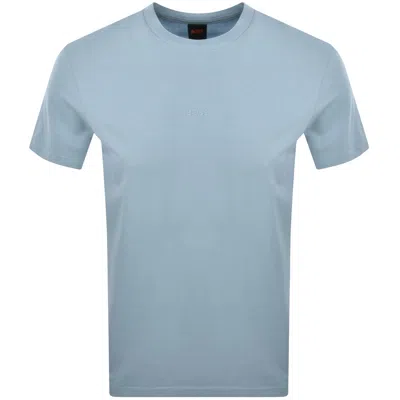 Boss Casual Boss Tchup Logo T Shirt Blue