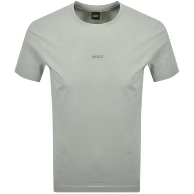 Boss Casual Boss Tchup Logo T Shirt Grey In Gray