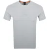 Boss Casual Boss Tchup Logo T Shirt Light Grey