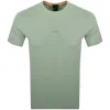 Boss Casual Boss Tchup Logo T Shirt Open Green