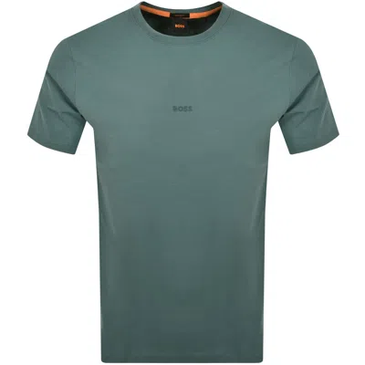Boss Casual Boss Tchup Logo T Shirt Open Green