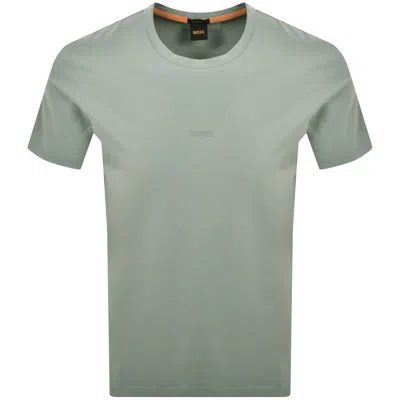 Boss Casual Boss Tchup Logo T Shirt Open Green
