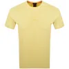 Boss Casual Boss Tchup Logo T Shirt Open Yellow