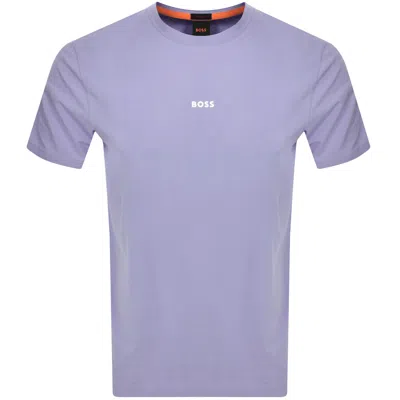 Boss Casual Boss Tchup Logo T Shirt Purple