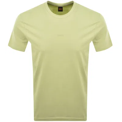 Boss Casual Boss Tchup Logo T Shirt Yellow