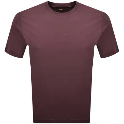 Boss Casual Boss Tchup T Shirt Red In Burgundy