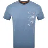 Boss Casual Boss Te Atacamat Shirt Blue In Blue