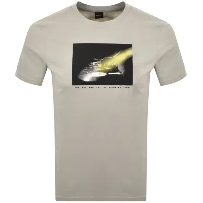 Boss Casual Boss Te Dj T Shirt Open Grey In Multi