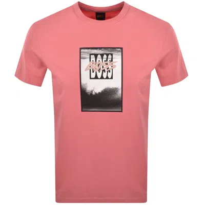 Boss Casual Boss Te Dj T Shirt Pink