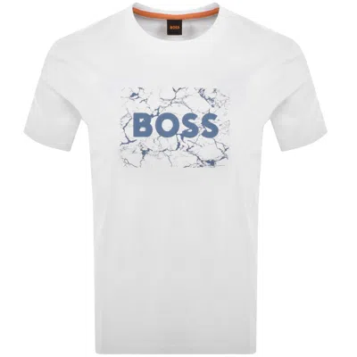Boss Casual Boss Te Logospace T Shirt White