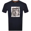 Boss Casual Boss Te Lupo T Shirt Navy In Blue