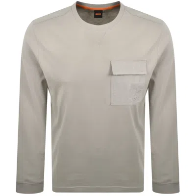 Boss Casual Boss Te Protective T Shirt Beige In Brown