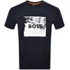 Boss Casual Boss Te Wheel T Shirt Dark Navy