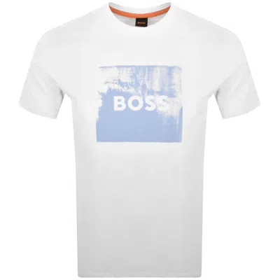 Boss Casual Boss Te Wheel T Shirt White
