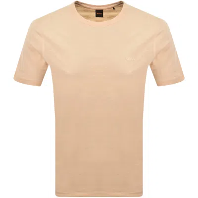 Boss Casual Boss Tegood T Shirt Orange In Neutral
