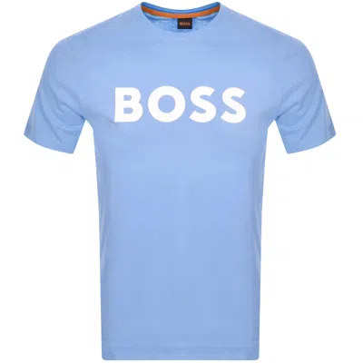 Boss Casual Boss Thinking 1 Logo T Shirt Blue