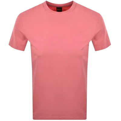 Boss Casual Boss Thinking 1 Logo T Shirt Deep Pink