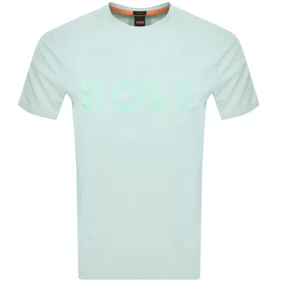 Boss Casual Boss Thinking 1 Logo T Shirt Green