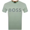 Boss Casual Boss Thinking 1 Logo T Shirt Green