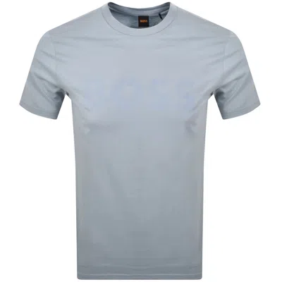 Boss Casual Boss Thinking 1 Logo T Shirt Light Blue