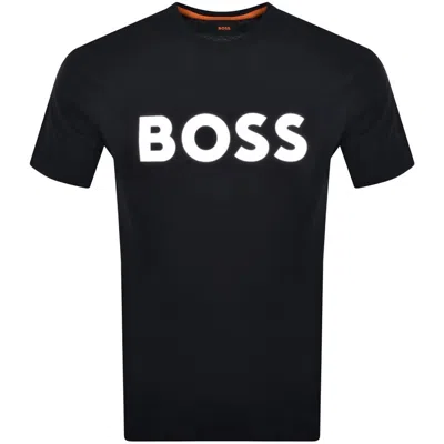 Boss Casual Boss Thinking 1 Logo T Shirt Navy