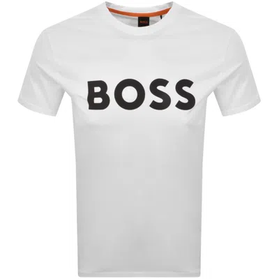 Boss Casual Boss Thinking 1 Logo T Shirt White