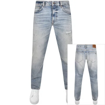 Boss Casual Boss Toby Tapered Fit Light Wash Jeans Blue