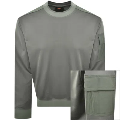 Boss Casual Boss We Functional Sweatshirt Grey In Gray