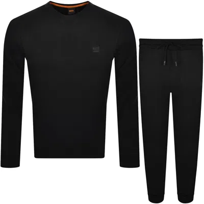 Boss Casual Boss Westart 1 Crew Neck Tracksuit Black