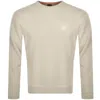 Boss Casual Boss Westart 1 Sweatshirt Beige In Beige