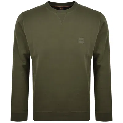 Boss Casual Boss Westart 1 Sweatshirt Green