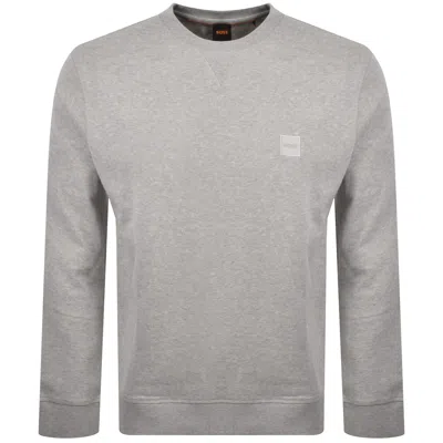 Boss Casual Boss Westart 1 Sweatshirt Grey In Gray