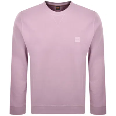 Boss Casual Boss Westart 1 Sweatshirt Purple