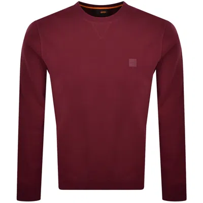 Boss Casual Boss Westart Sweatshirt Medium Red