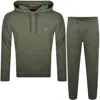 Boss Casual Boss Wetalk Hooded Tracksuit Green In Green