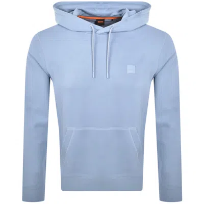 Boss Casual Boss Wetalk Pullover Hoodie Blue