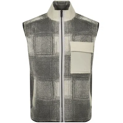 Boss Casual Boss Ze Check Gilet Beige