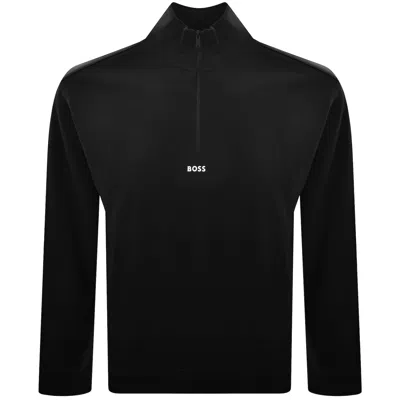 Boss Casual Boss Zesmall Zip Sweatshirt Black