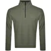 Boss Casual Boss Zetrust Quarter Zip Sweatshirt Green